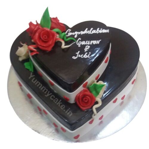 2 Tier Anniversary cake