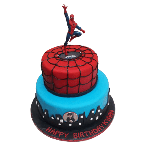 Spiderman Fondant Cake