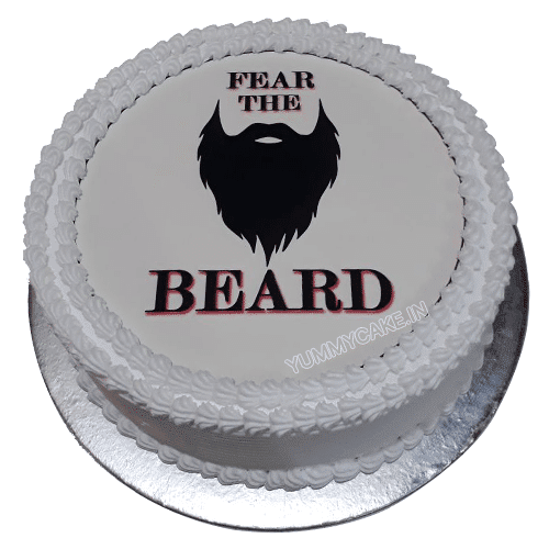 Bearded Man Cake