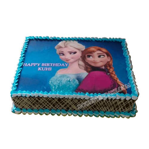 Elsa Anna Birthday Cake