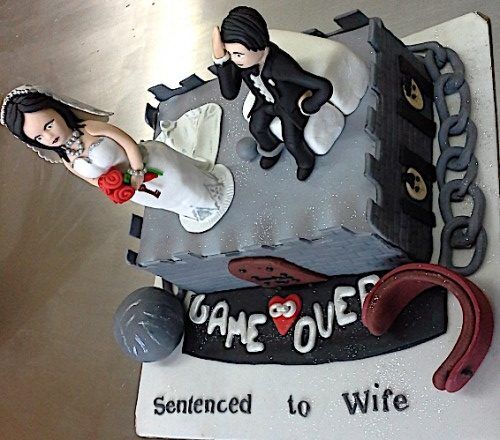 Sentenced to Wife Bachelor Cake