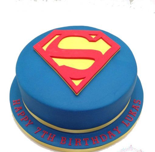 Superman Fondant Cake