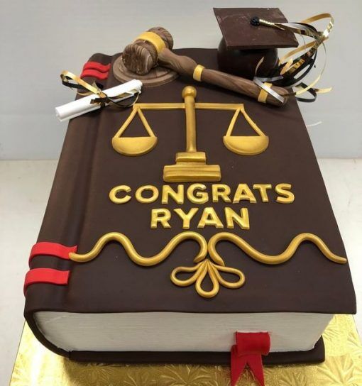 lawyer advocate cake