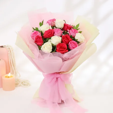 10 Mix Roses Bouquet