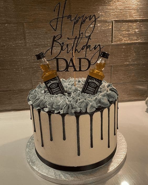 Jack Daniels Drip Cake