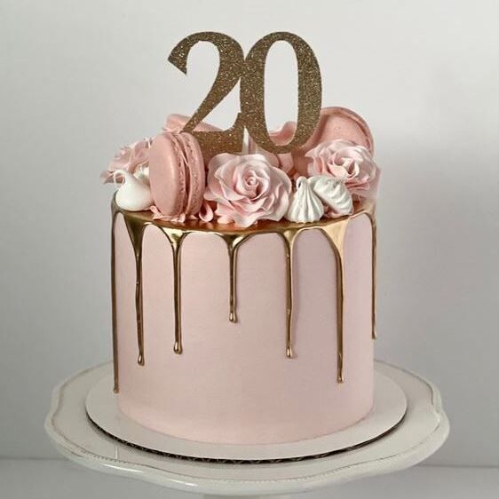 Birthday Girly Drip Cake