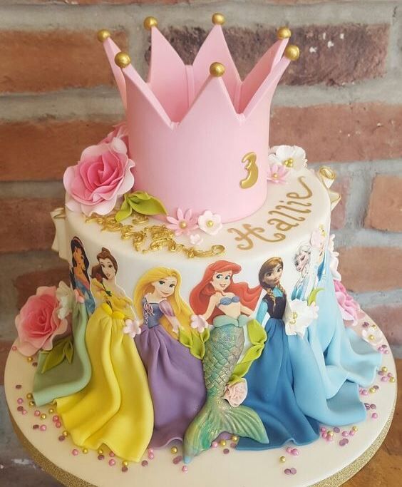 Disney Princess Theme Cake