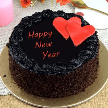 New Year Chocolate Cake