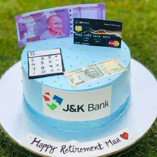 Banker Mom Retirement Cake