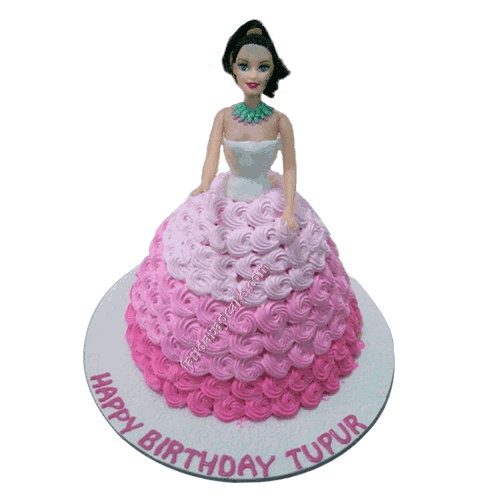 Barbie Doll Cake