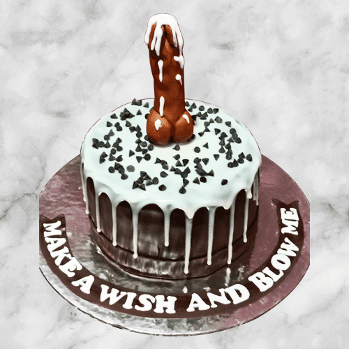 Creamy Dick Drip Cake