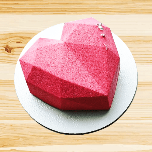 Heart Shaped Pinata Cake