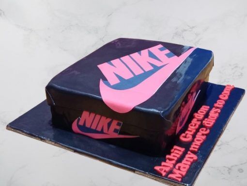 Nike Shoe Box Cake