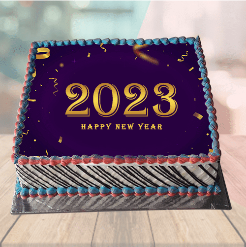 New Year Chocolate Cake