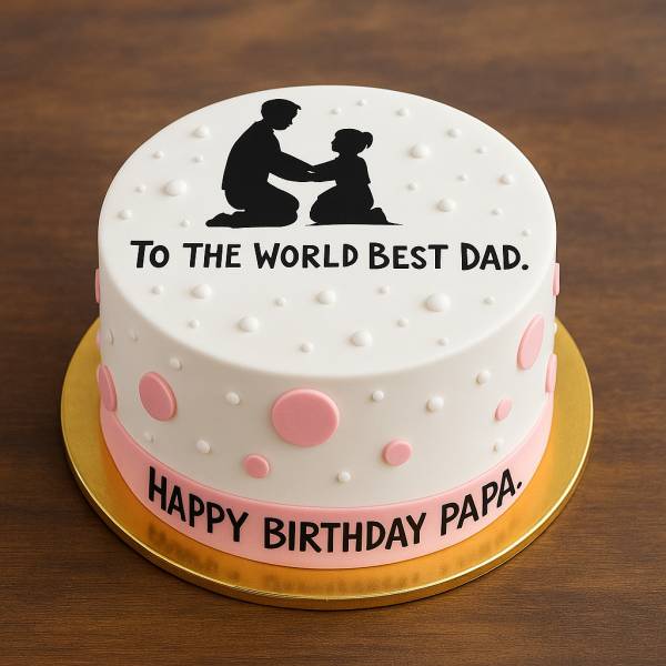 Love You Daddy Designer Cake