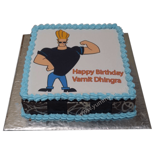 Johnny Bravo Birthday Cake