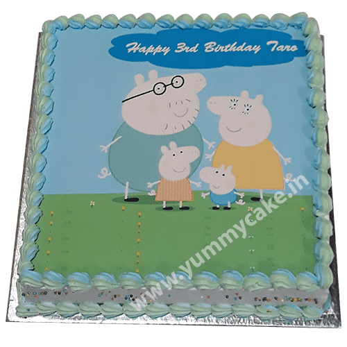 Peppa Pig Birthday Cake