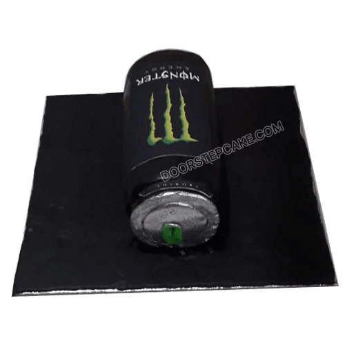 Monster Can Shaped Cake