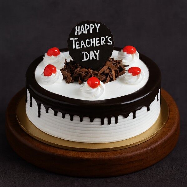 Teachers Day Black Forest Cake