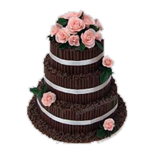 50 Years Anniversary Cake - 3 Tier | bakehoney.com