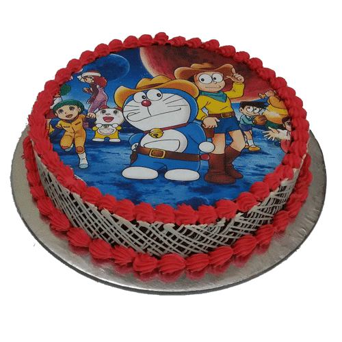 Doraemon 1st Birthday Cake