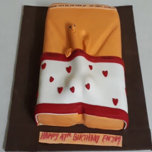 Dick Cake For Adult Party, Funny Design