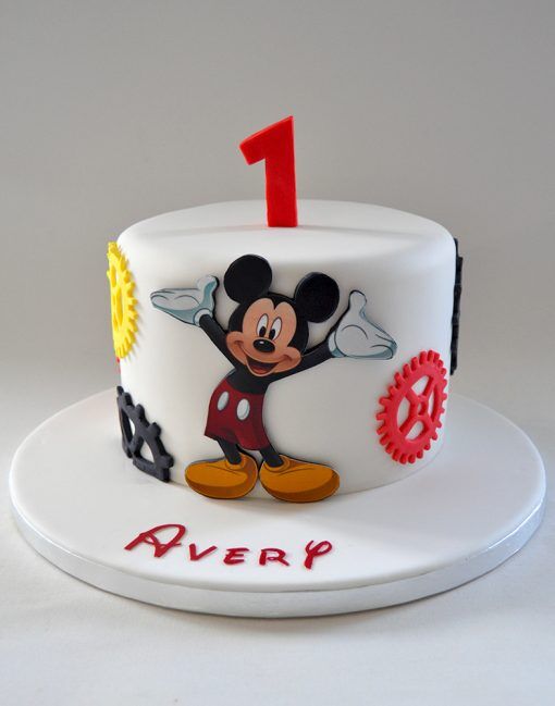 Mickey Mouse Cake – Baked by Bri