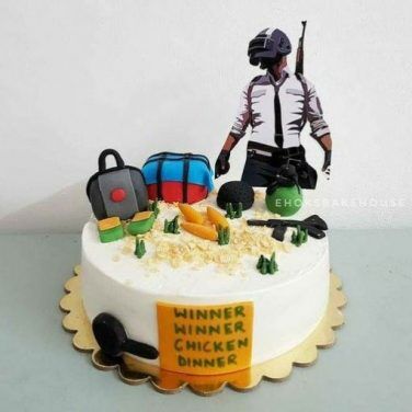 Pubg Girl Theme Cake